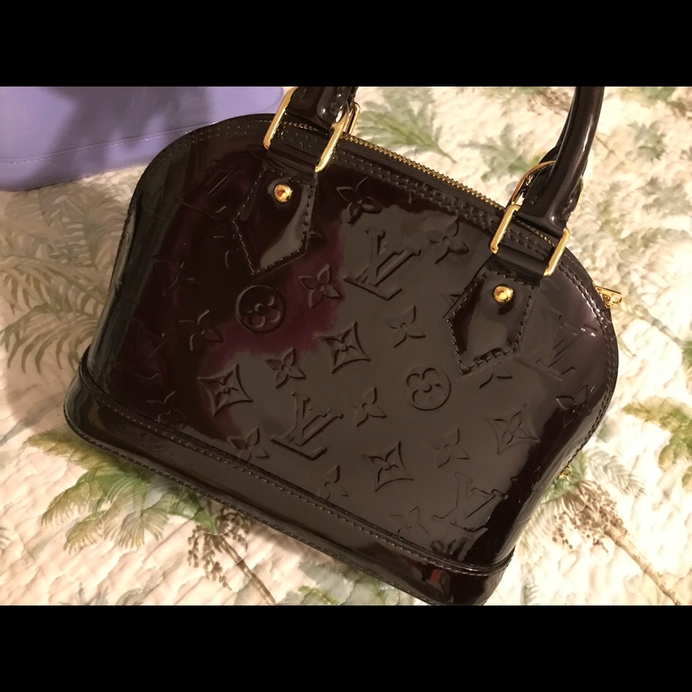 Sold 💕💕💕Louis Vuitton Alma BB amarante - Picture 4 of 6